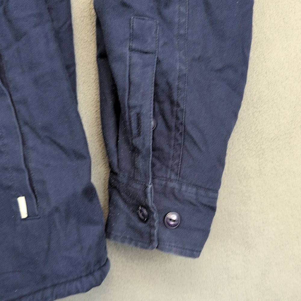 Burton Men's Dry Ride Shirt Blue Jacket Button Sherpa Fleece Lined Flannel XL - Picture 6 of 10